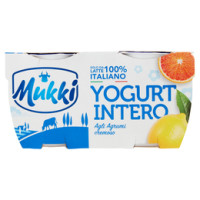 Mukki solo da latte 100% toscano yogurt intero agli Agrumi cremoso