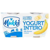 Mukki solo da latte 100% toscano yogurt intero alla Banana cremoso