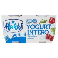 Mukki solo da latte 100% toscano yogurt intero alla Ciliegia cremoso