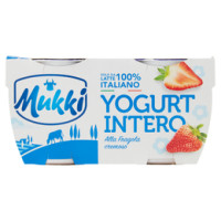 Mukki solo da latte 100% toscano yogurt intero alla Fragola cremoso