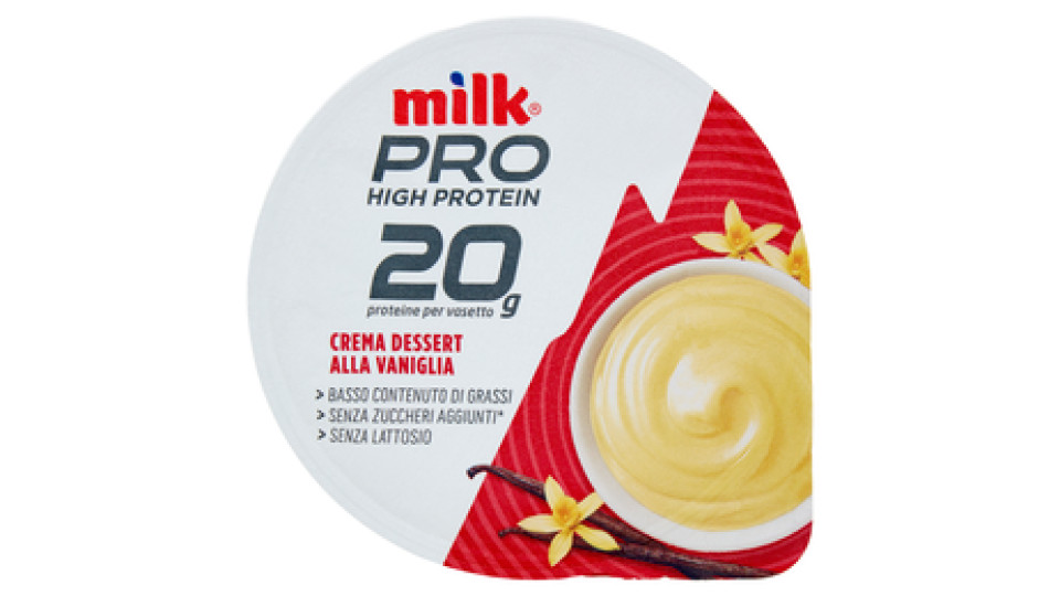 Milk Pro High Protein 20g Crema Dessert alla Vaniglia 200 g