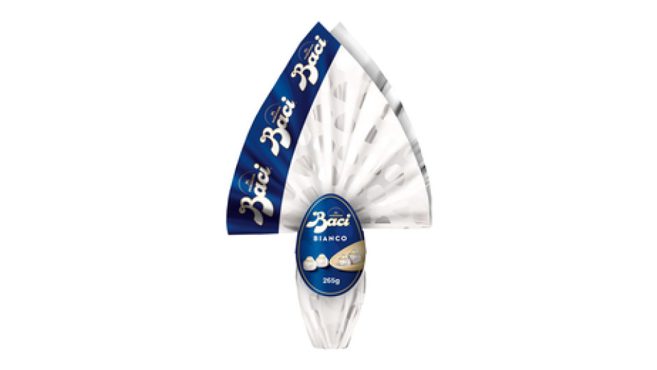 BACI PERUGINA Uovo di cioccolato bianco con sorpresa e 4 Baci bianco