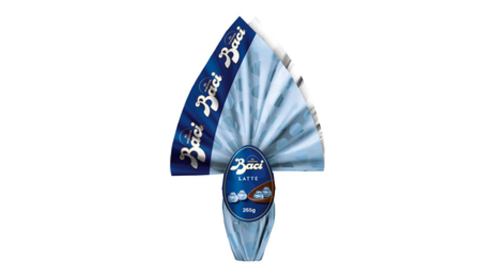 BACI PERUGINA Uovo di cioccolato al latte con sorpresa e 4 Baci latte