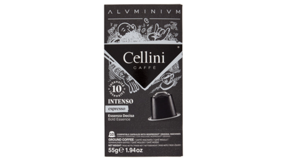 Cellini Caffè Espresso Intenso 10 Capsule Compatibili