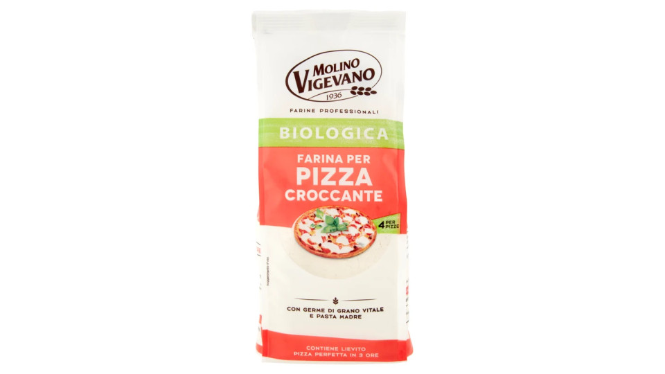Molino Vigevano Mix a base di farina tipo "1" per Pizza Croccante