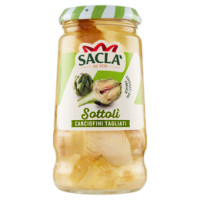 Saclà - Sottolí, Carciofini Tagliati in Olio di Semi di Girasole, senza Glutine