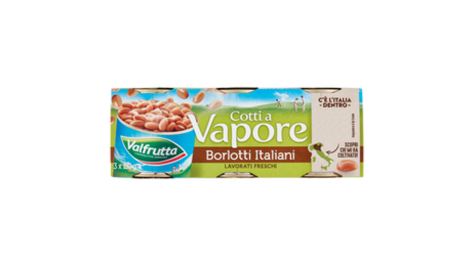 Valfrutta Cotti a Vapore Borlotti Italiani