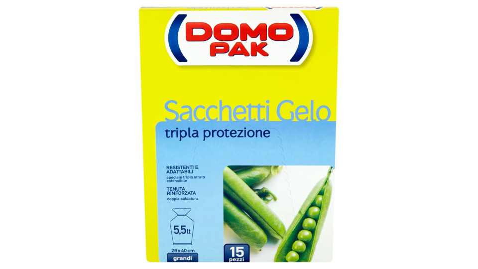 Domopak Sacchetti Gelo tripla protezione grandi (5,5 lt