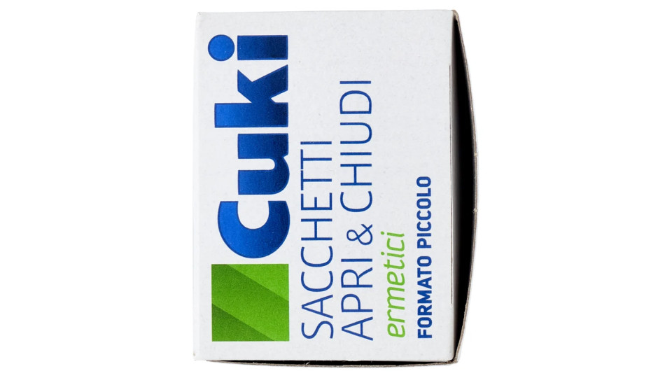Cuki Conserva Sacchetti Apri & Chiudi ermetici piccoli (15 pezzi - 1L - 20 x