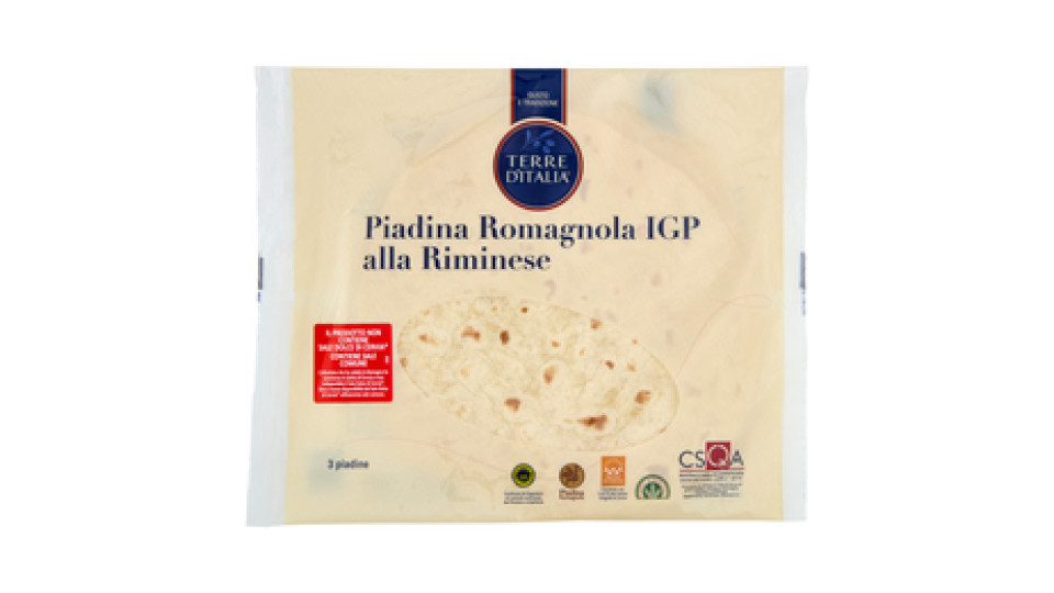Terre d'Italia Piadina Romagnola IGP alla Riminese