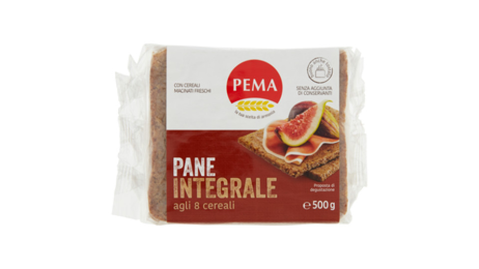 Pema, 4 tipi di pane integrale biologico segale farro 4 cereali lino