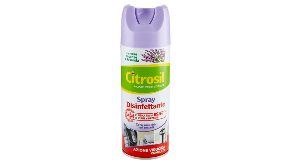 Citrosil Home Protection Spray Disinfettante con essenze di lavanda
