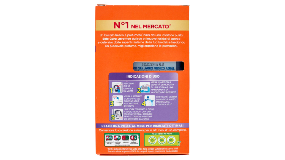 Sole Cura Lavatrice Ml.250 X 2