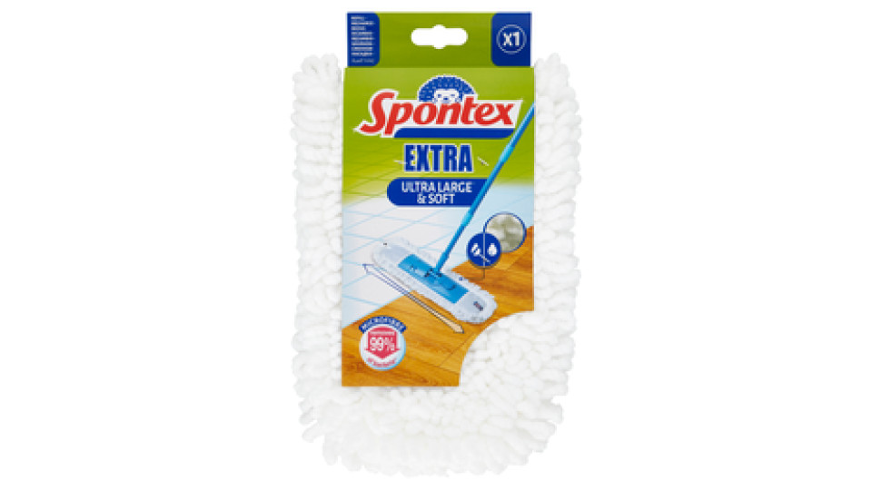 Spontex Lavapavimenti Ricambio Microfibre Extra