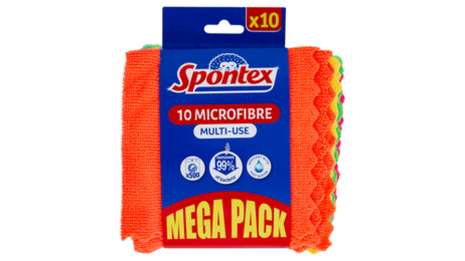 Spontex Microfibre x10