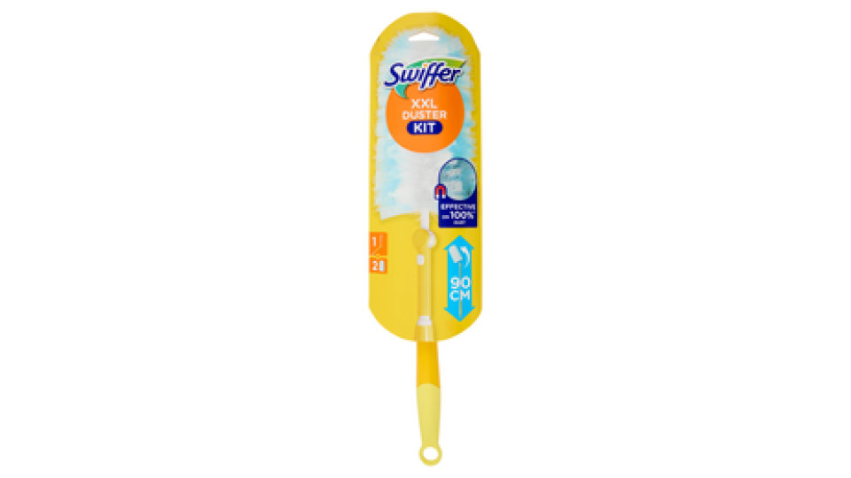 Swiffer XXL Kit Duster (1 Manico +  Piumini per spolverare)