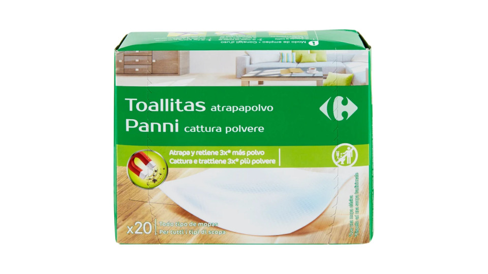 Carrefour Panni cattura polvere