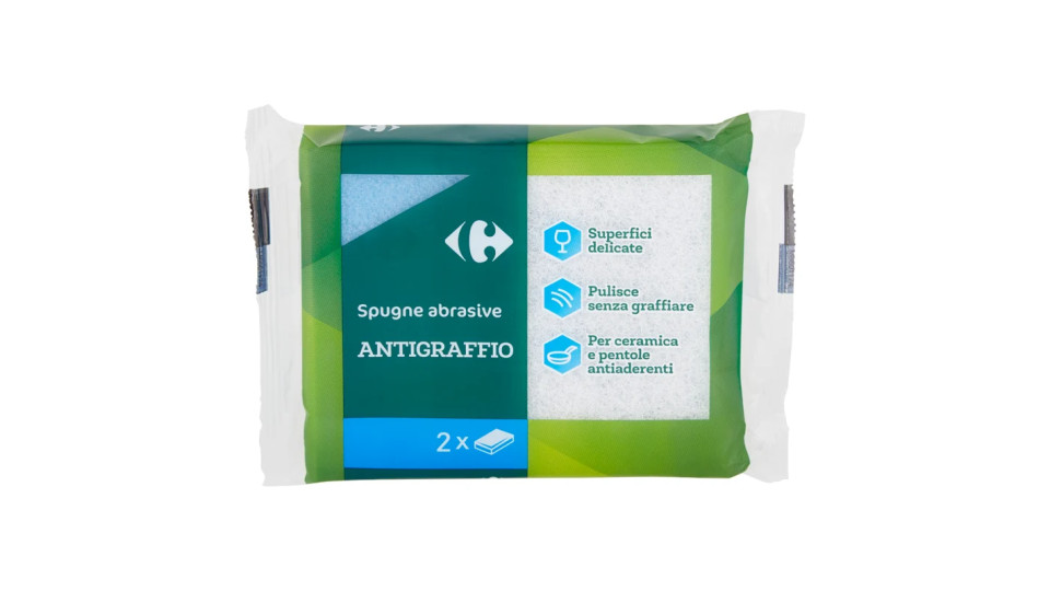 Carrefour Spugne Abrasive Antigraffio