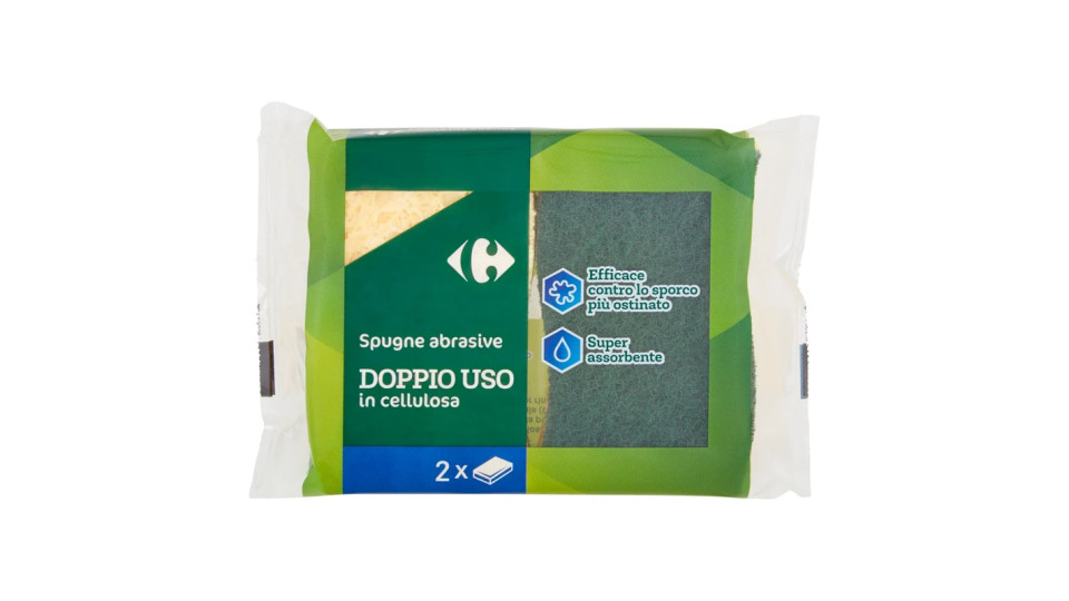 Carrefour Spugne Abrasive in Cellulosa