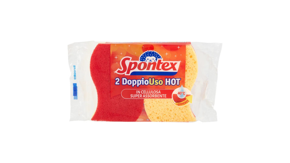 Spontex Spugna Abrasiva DoppioUso HOT x2