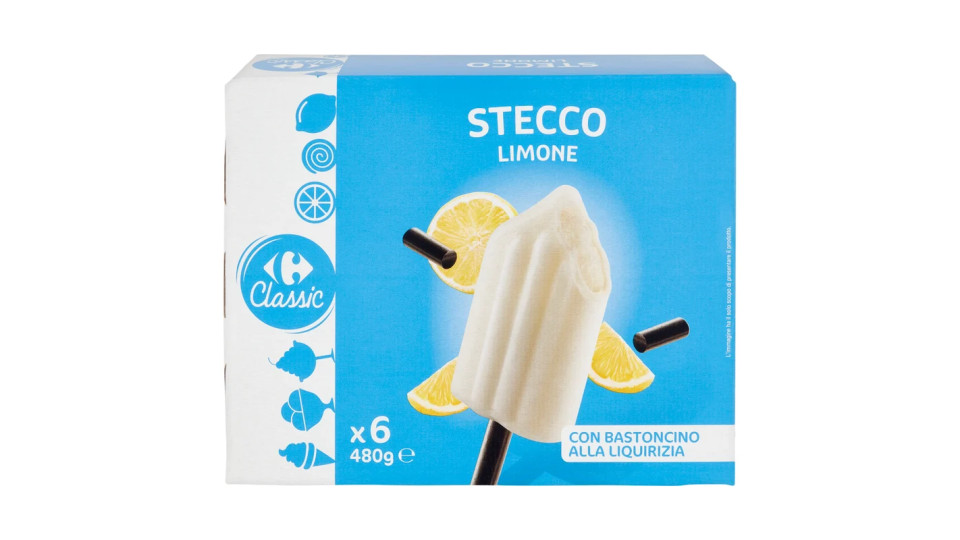 Carrefour Stecco Limone con bastoncino di liquirizia