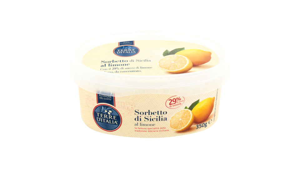 Terre d'Italia Sorbetto di Sicilia al limone