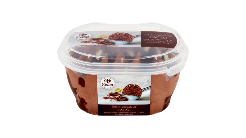 Carrefour Gelato Cremoso Variegato al Cacao