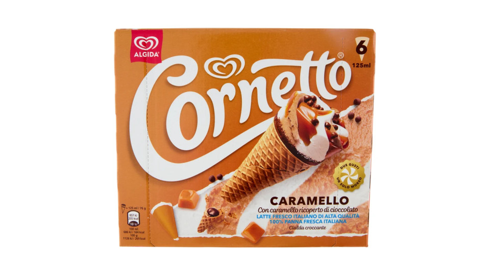 Cornetto Caramello 6 pezzi