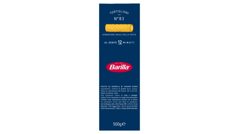 Barilla Tortiglioni n.83