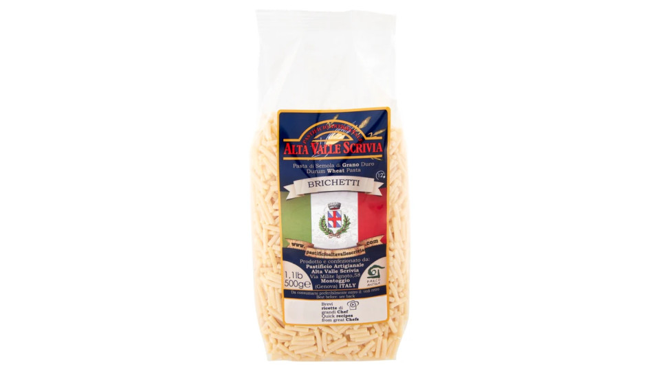 Pastificio Artigianale Alta Valle Scrivia Pasta di semola di grano duro "Brichetti"