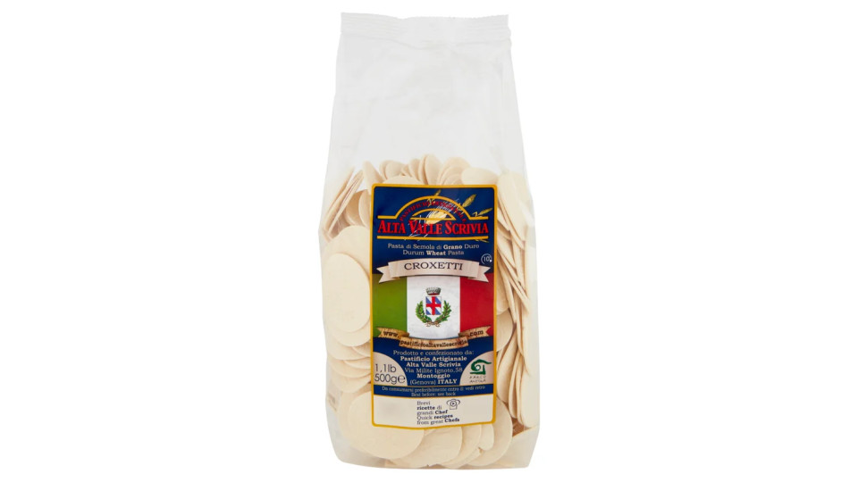 Pastificio Artigianale Alta Valle Scrivia Pasta di semola di grano duro "Croxetti"