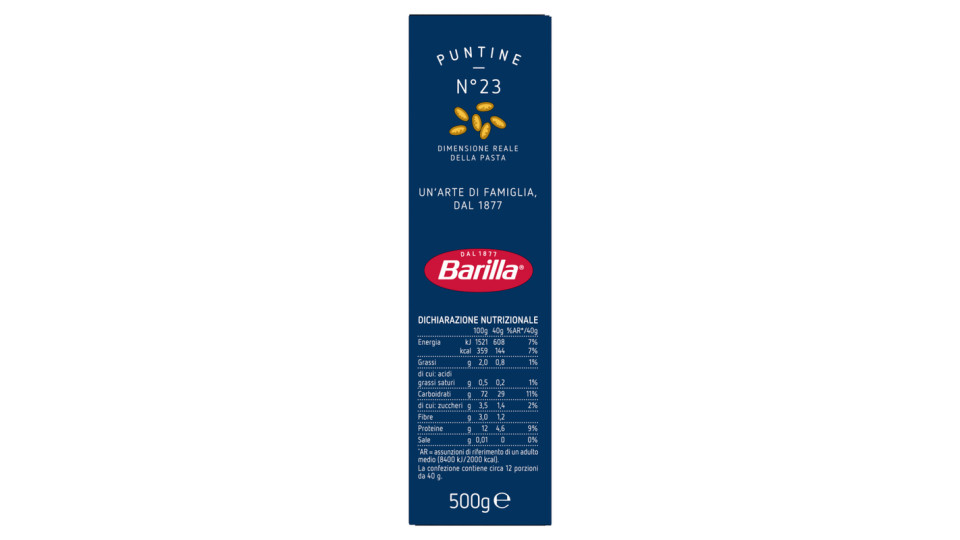 Barilla Puntine n.23