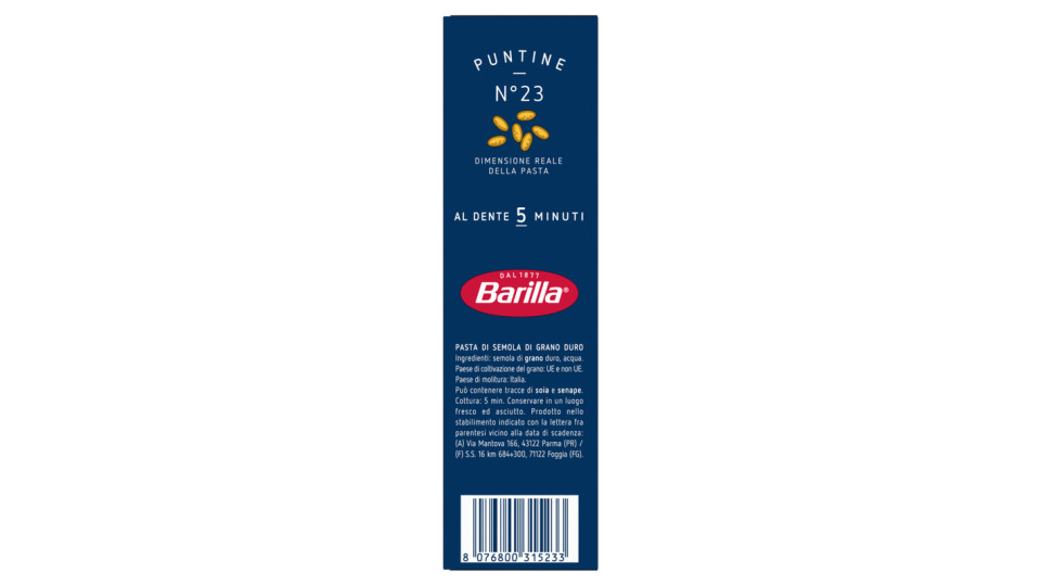 Barilla Puntine n.23