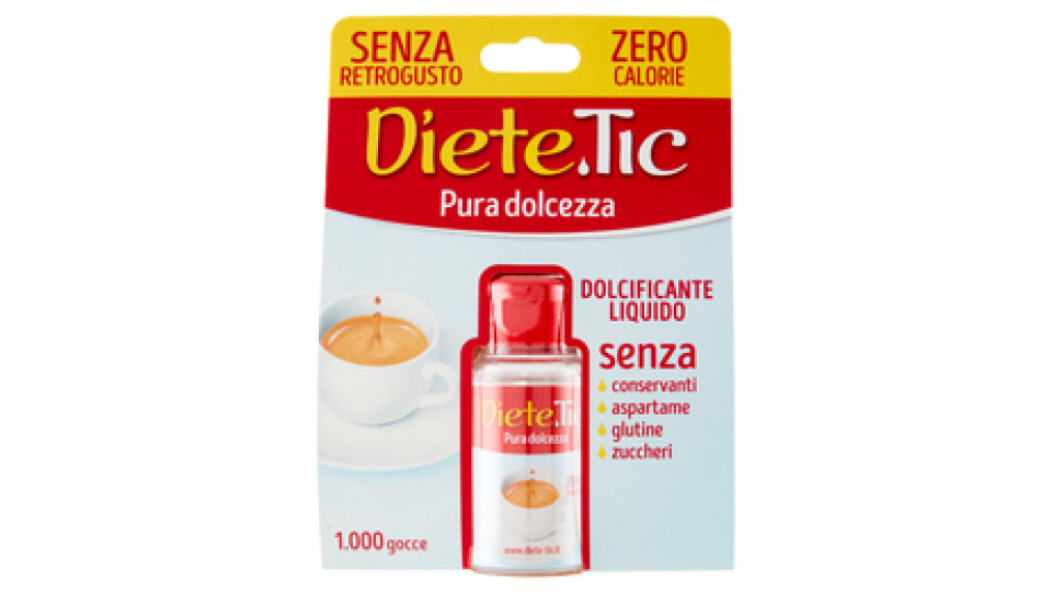 Diete.Tic - Dolcificante Liquido, zero calorie - 