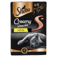 Sheba Creamy Snacks per Gatti con Pollo 4x12g