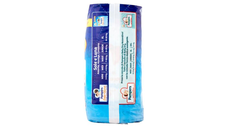 Pampers Sole e Luna Junior x16