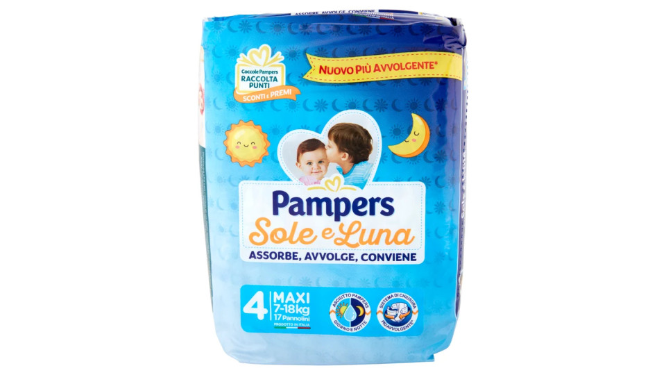 Pampers Sole e Luna Maxi x40+2