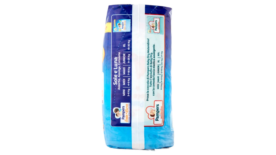 Pampers Sole e Luna Junior x