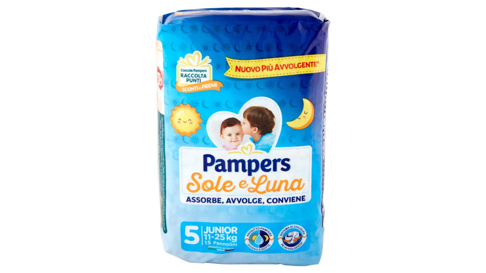 Pampers Sole e Luna Junior x