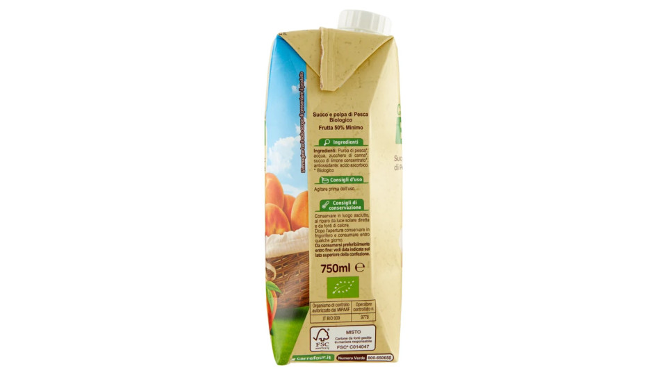 Carrefour Succo e polpa Pesca