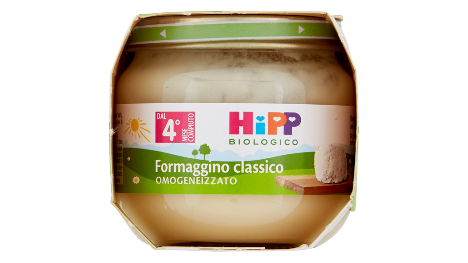 HiPP Biologico Formaggino con parmigiano omogeneizzato