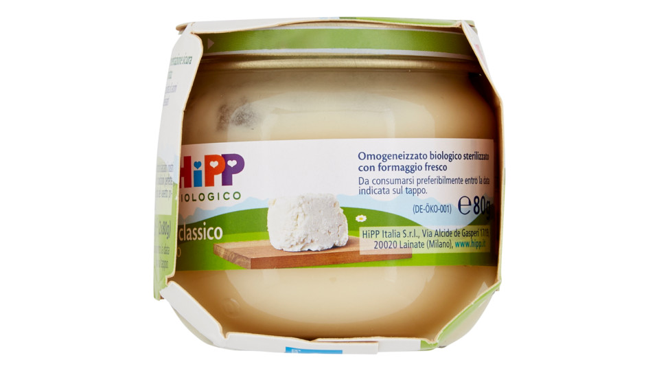 HiPP Biologico Formaggino con parmigiano omogeneizzato