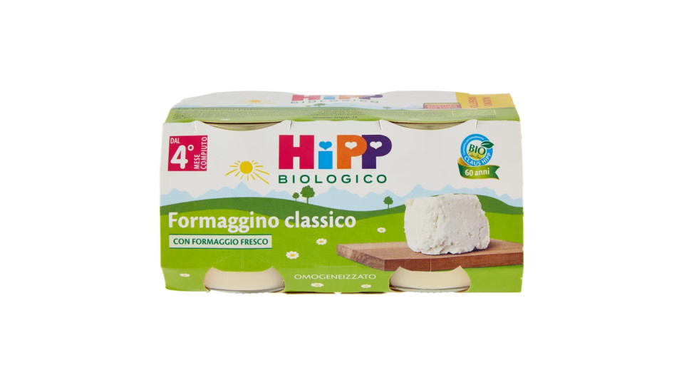 HiPP Biologico Formaggino con parmigiano omogeneizzato