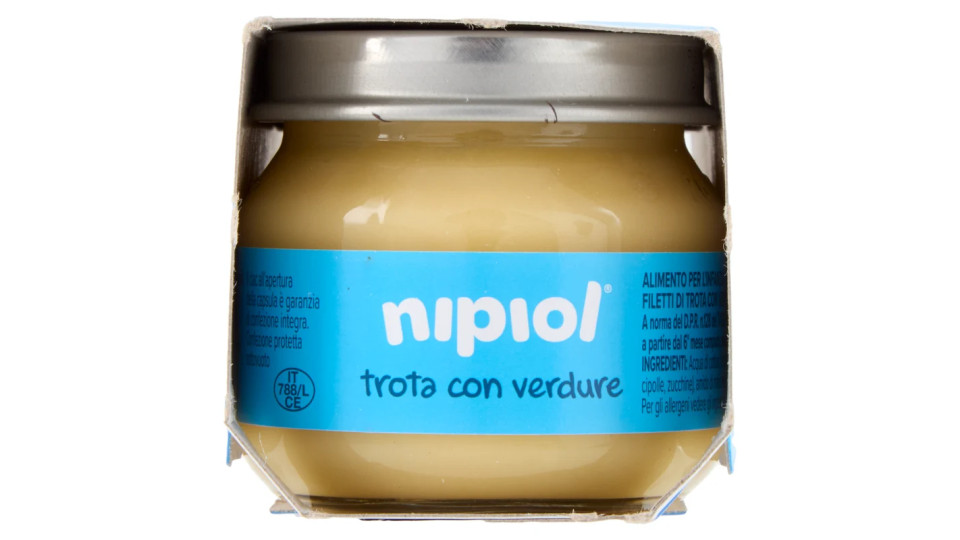 nipiol Trota con verdure Omogeneizzato