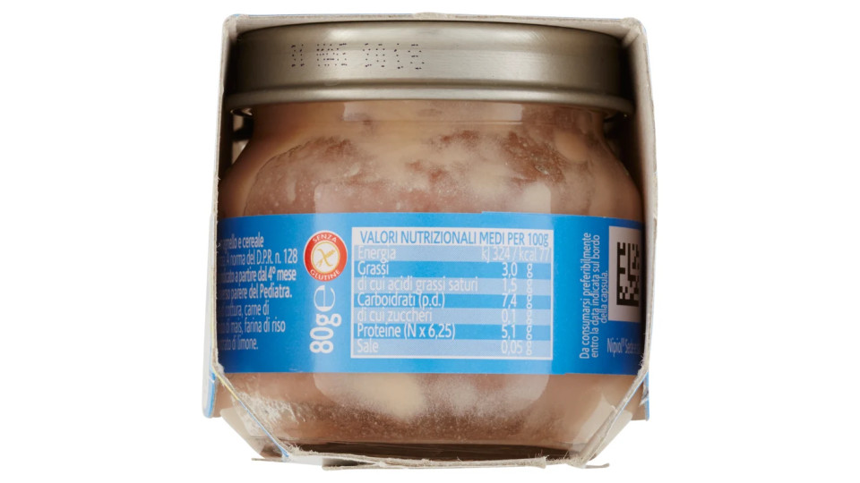 nipiol Agnello Omogeneizzato con agnello e cereale