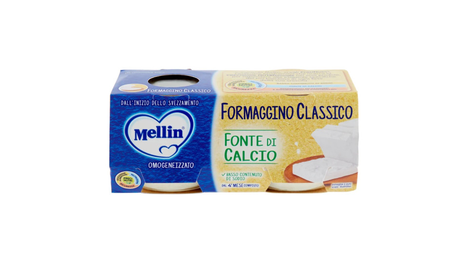 Mellin Formaggino Classico Omogeneizzato