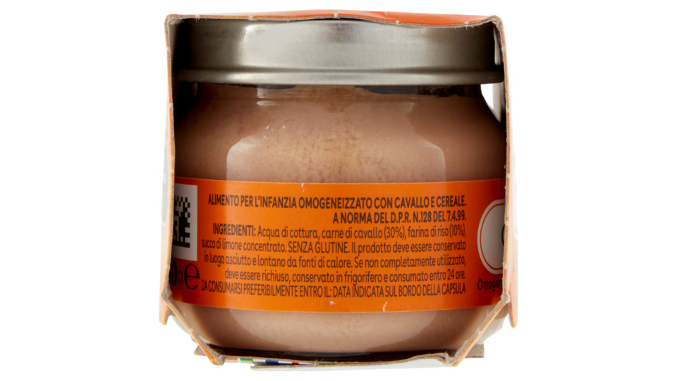 Plasmon Cavallo Omogeneizzato con cavallo e cereale
