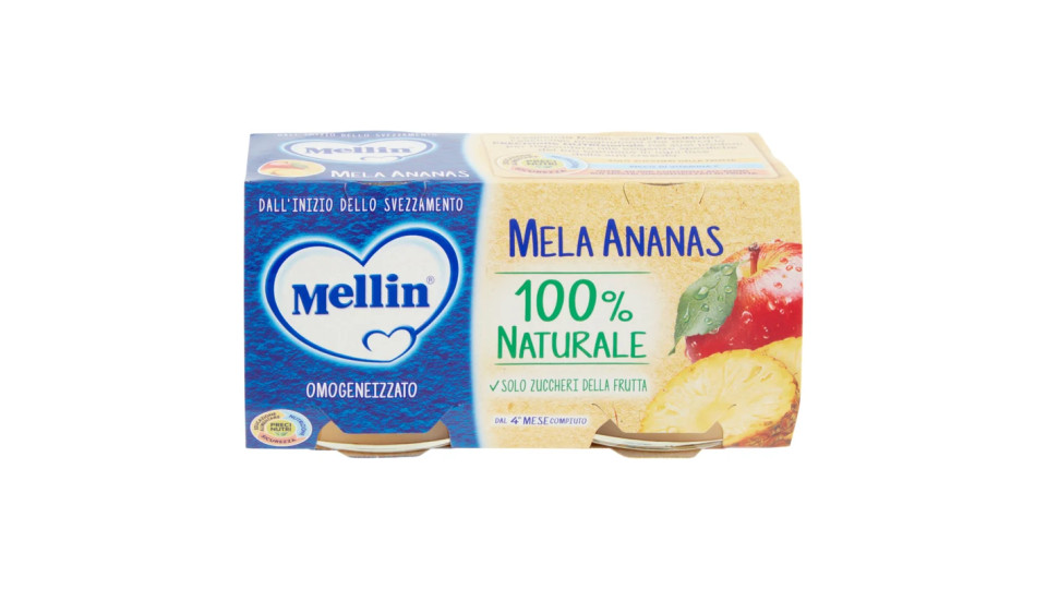 Mellin Mela Ananas omogeneizzato