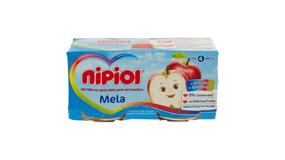 nipiol Banana Mela Omogeneizzato