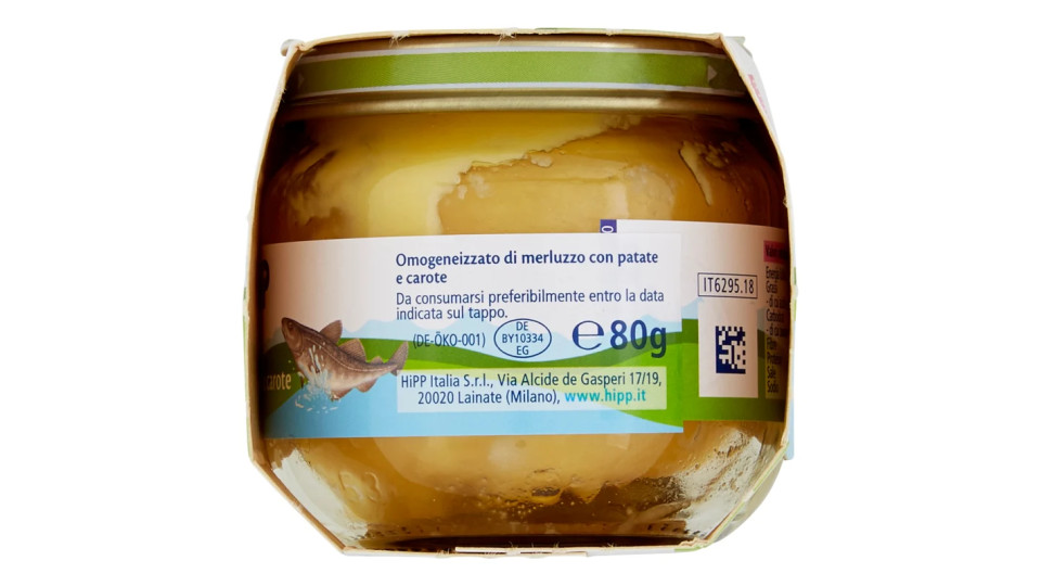 HiPP Merluzzo con patate e carote omogeneizzato